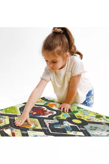 CzuCzu. Duuue puzzle. Droga dla pojazdw Bright Junior Media