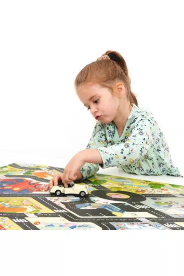 CzuCzu. Duuue puzzle. Droga dla pojazdw Bright Junior Media