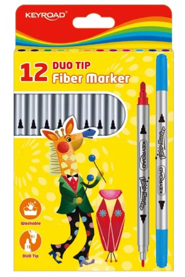 Keyroad Flamastry Duo 12 szt.