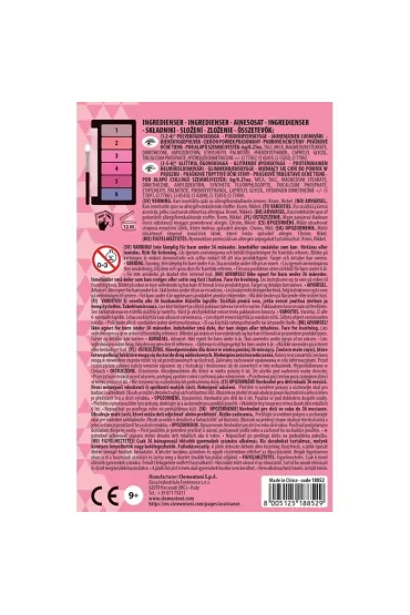 Crazy Chic - Zestaw pi�kno�ci cienie Pink Power Clementoni