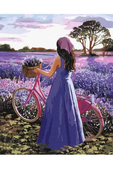 Ideyka Malowanie po numerach - Inspiracja lawend� 40x50cm