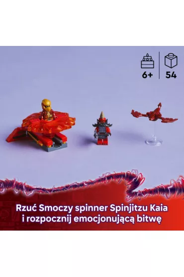LEGO NINJAGO Smoczy spinner Spinjitzu Kaia 71823