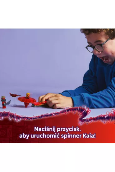 LEGO NINJAGO Smoczy spinner Spinjitzu Kaia 71823