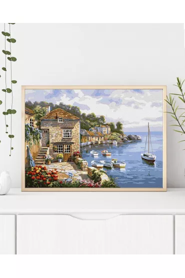 Twoje Hobby Malowanie po numerach - Jezioro Como 40x50cm