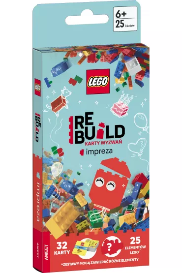 Lego Books. Rebuild. Karty Wyzwań: Impreza | TaniaKsiazka.pl