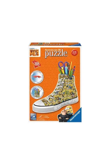 Puzzle 3D 108 el. Sneaker Minionki 3 112623 Ravensburger
