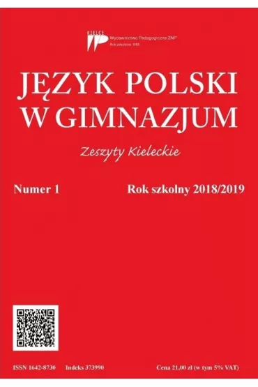 J�zyk polski w gimnazjum nr 1 2018/2019