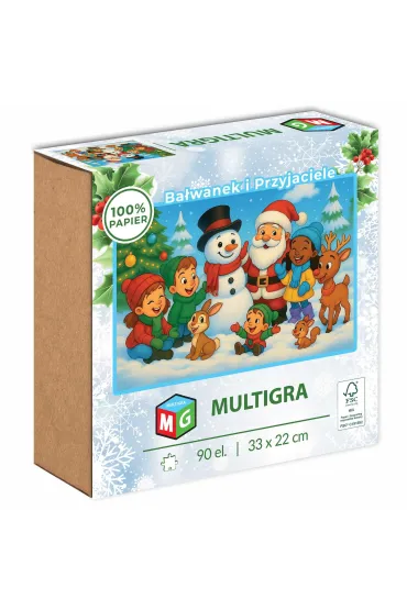 Puzzle 90 el. Ba�wanek i Przyjaciele Multigra