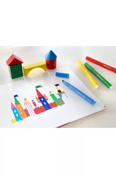 Faber-Castell Flamastry Zamek Jumb 12 szt.