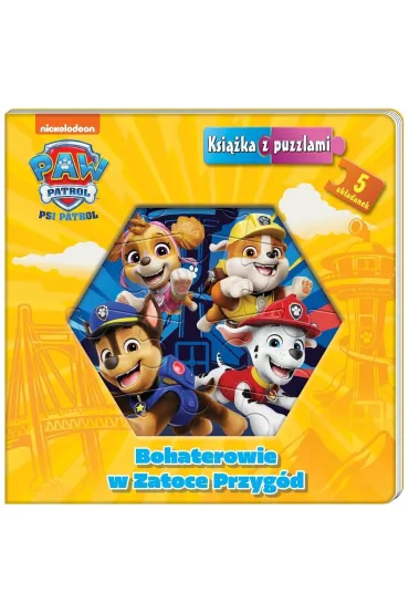 Bohaterowie w Zatoce Przyg�d. Psi Patrol. Ksi��ka z puzzlami