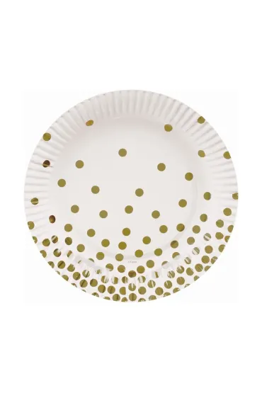 Godan Talerz papierowy groszki 18cm 6 szt.