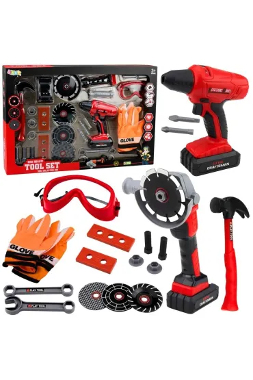 Zestaw narz�dzi du�y 28el. LeanToys