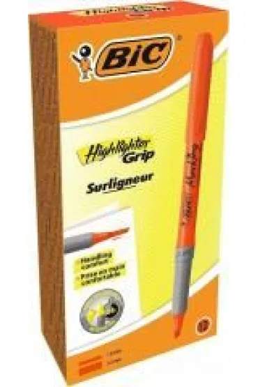 Bic Zakre�lacz Highlighter Grip pomara�cz (12 szt)