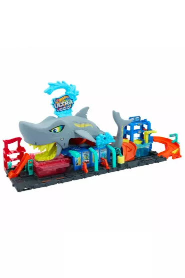 Hot Wheels. City Ultra Myjnia Rekina Mattel
