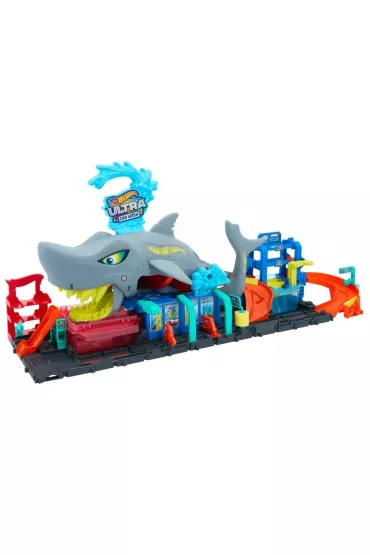 Hot Wheels. City Ultra Myjnia Rekina Mattel