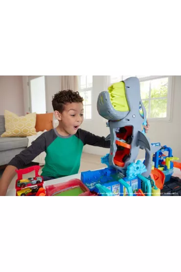 Hot Wheels. City Ultra Myjnia Rekina Mattel