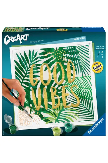 Malowanie po numerach CreArt - Good Vibes Ravensburger
