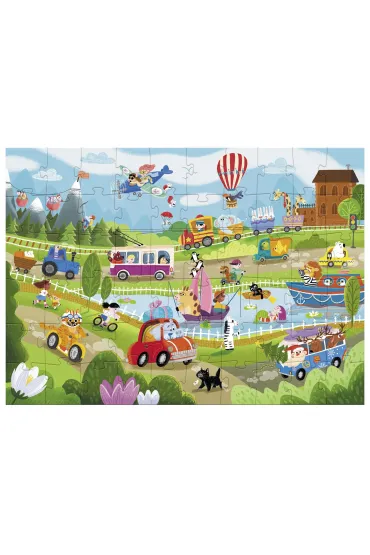 Puzzle 60 el. Wimmel - Wspania�y Transport Dodo