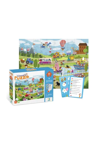 Puzzle 60 el. Wimmel - Wspania�y Transport Dodo