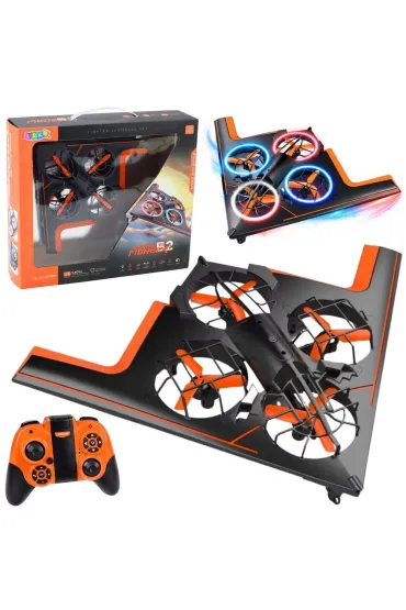 Dron R/C Quadcopter �wiat�a LED aplikacja LeanToys