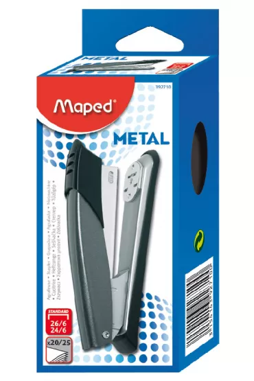Zszywacz Start metalowy 25 k. kr mag. szary MAPED