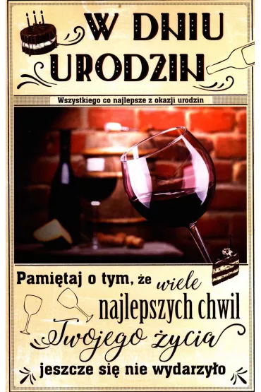AbCard Kartka okoliczno�ciowa Urodziny U62