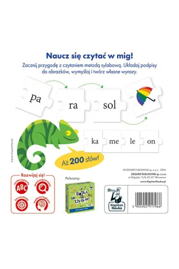 Puzzle Sylaby do nauki czytania Kapitan Nauka Edgard - Krzysztof  Str�cioch