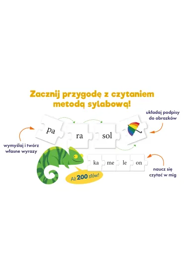 Puzzle Sylaby do nauki czytania Kapitan Nauka Edgard - Krzysztof  Str�cioch