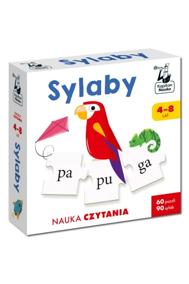 Puzzle Sylaby do nauki czytania Kapitan Nauka Edgard - Krzysztof  Str�cioch
