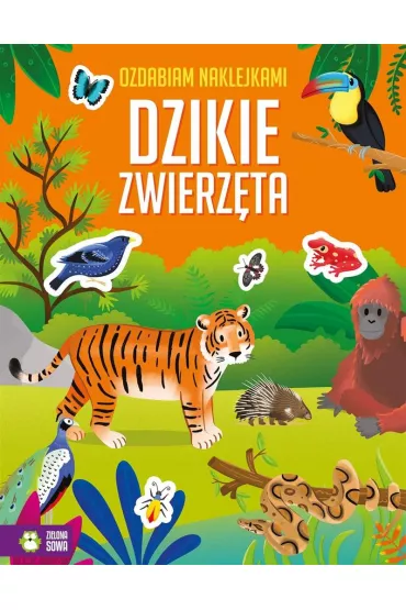 Dzikie zwierz�ta. Ozdabiam naklejkami