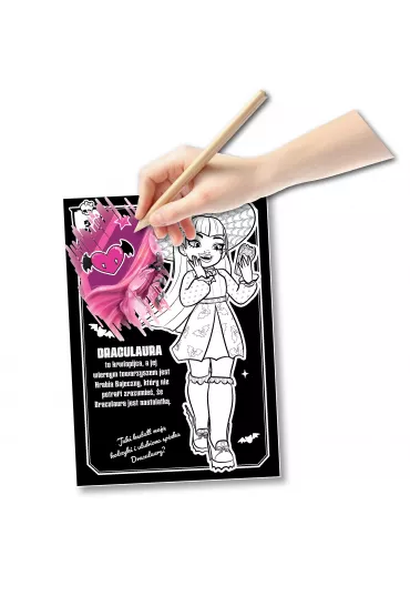 Monster High. Zdrapuj, koloruj, naklejaj