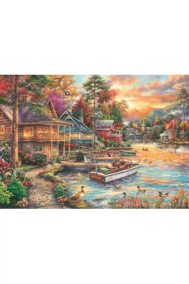 Puzzle 1000 el. PQ Chuck Pinson Domek na wakacje Schmidt Spiele-Puzzle - Chuck Pinson