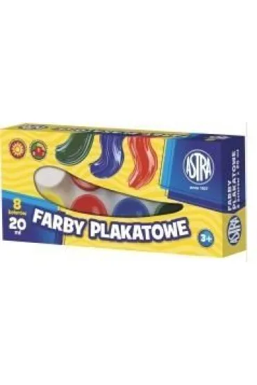 Astra Farby plakatowe 8 x 20 ml