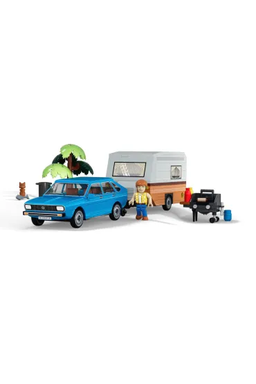 Action town COBI klocki Volkswagen Passat B1 With Caravan COBI-24643