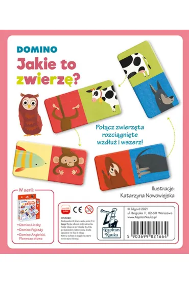Kapitan Nauka. Domino. Jakie to zwierz�? Edgard - Katarzyna Nowowiejska
