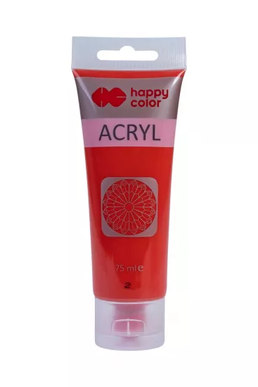 Happy Color Farba akrylowa czerwona 75ml