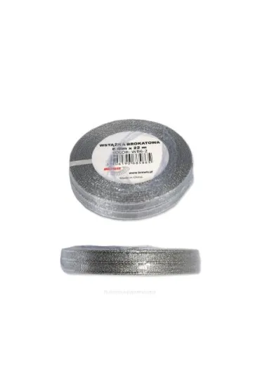 Brewis Wst��ka brokatowa srebrna 6mmx22m 6 mm x 22 m