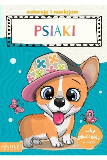 Koloruj� i naklejam psiaki