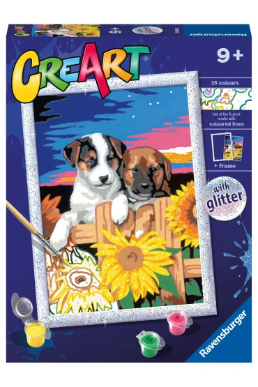 Malowanie po numerach CreArt - Psiaki Ravensburger