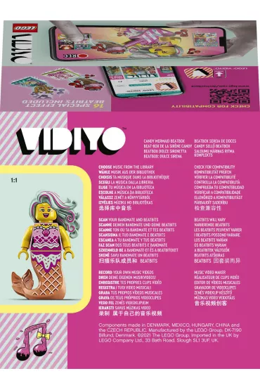 LEGO VIDIYO Candy Mermaid Beatbox 43102 klocki | TaniaKsiazka.pl