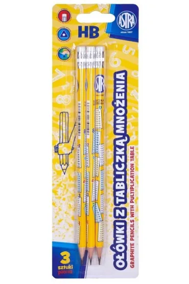 Astra O��wek z tabliczk� mno�enia 3 szt.