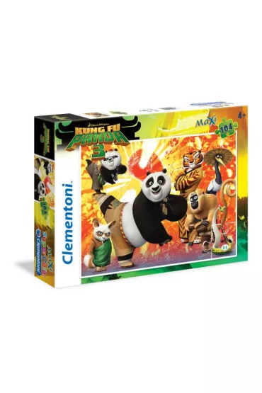 Puzzle 104 el. Maxi SuperColor. Kung Fu Panda III 27959 Clementoni