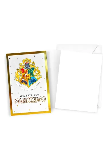 Kukartka Karnet DHS-017 Wszystkiego magicznego  Harry Potter