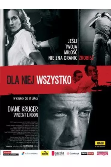 Dla niej wszystko DVD