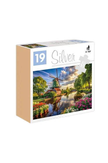 Puzzle 48 el. Wiatrak Silver