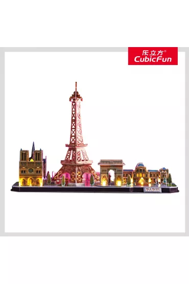 Puzzle 3D 115 el. Pary� LED Cubic Fun
