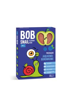 Bob Snail Przekska roll jabko - borwka bez dodatku cukru bezglutenowa 60 g