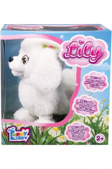 Puppy Luv. Piesek interaktywny. Pudel Lily Tm Toys