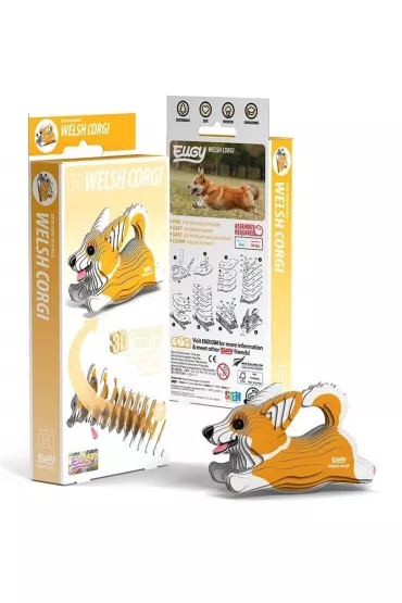 Pies Corgi Eugy. Eko Uk�adanka 3D