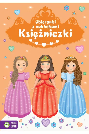 Ubieranki z naklejkami. Ksi�niczki